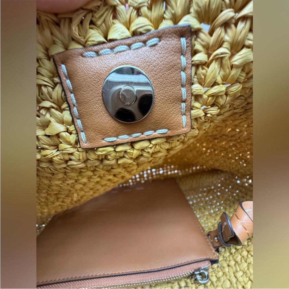Proenza Schouler  Woven Raffia Shoulder Bag NWOT retails at $900 - Picture 6 of 10